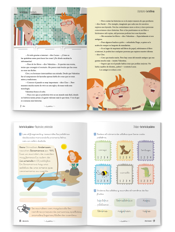 Cuadernos del alumno Ludiletras primaria