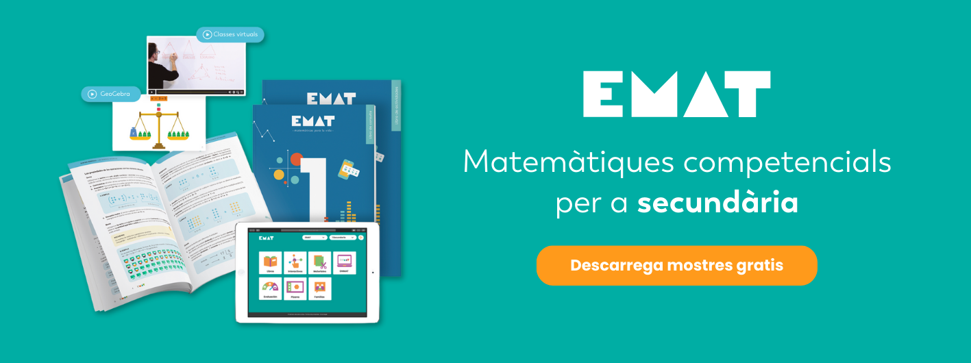 EMAT arriba a secundària: Nou programa de matemàtiques competencials per a l'ESO 6 Banner EMAT ESO CA