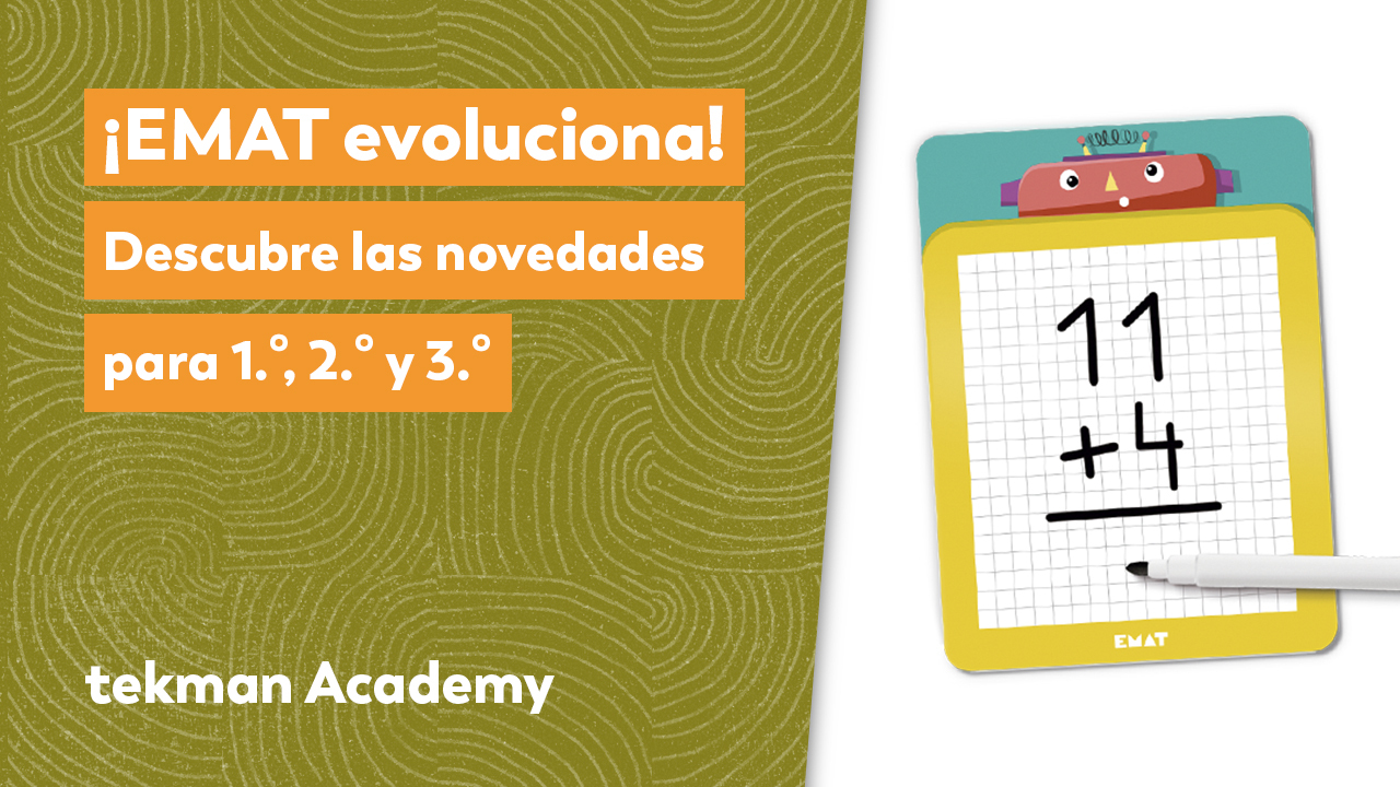 EMAT evoluciona! Novetats per a 1r, 2n i 3r 1 EMAT Novedades EMAT CAST 1