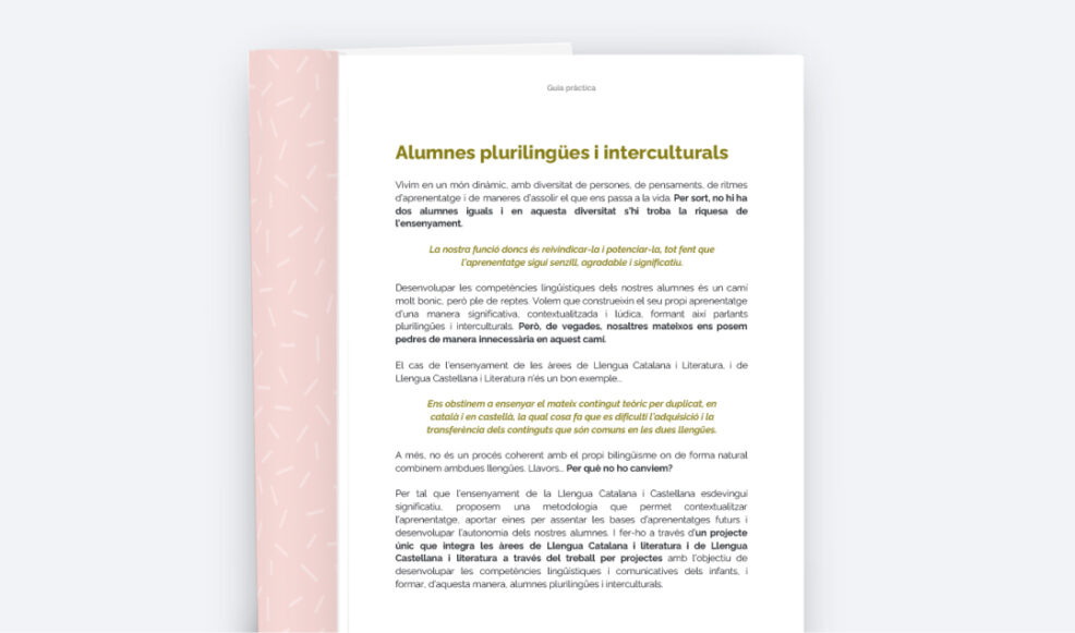 Guia ludi 5 beneficis de lensenyament integrat de la llengua catalana i castellana