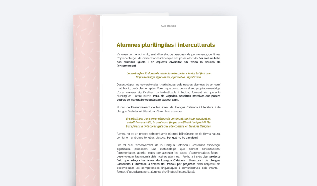 5 beneficis de l’ensenyament integrat de la llengua catalana i castellana 1 Guia ludi 5 beneficis de lensenyament integrat de la llengua catalana i castellana