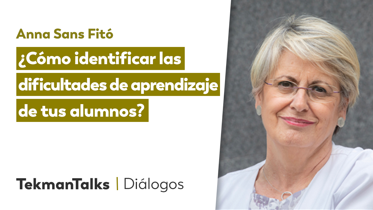 Com identificar les dificultats d'aprenentatge dels teus alumnes? 1 Landing Tekman Academy Anna sans