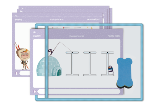 Ludilletres per a infantil es renova: més flexible, didàctic, personalitzat i complet 5 LudiCA pissarra