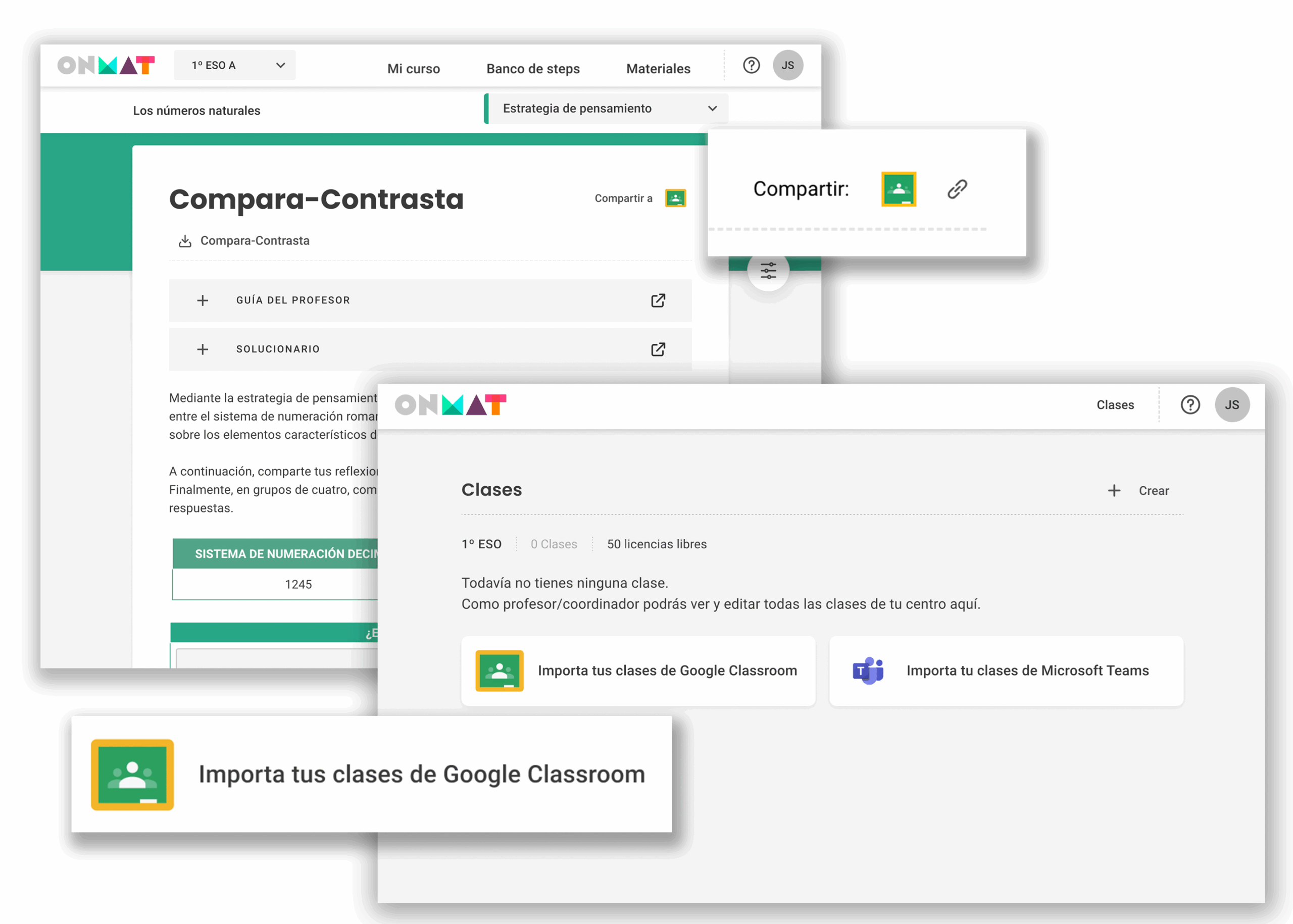 ONMAT es renova: més clar, més àgil, amb més recursos i més integrat a les teves plataformes 3 ONMATClassroom2 scaled