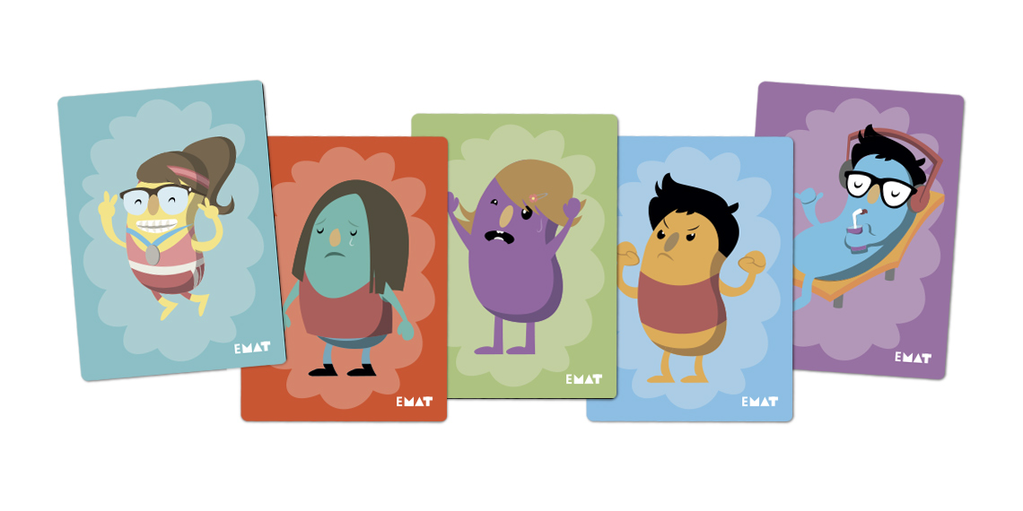 La caja de aula de EMAT: así son las matemáticas manipulativas en infantil 8 Tarjetas EMAT Inf Emociones