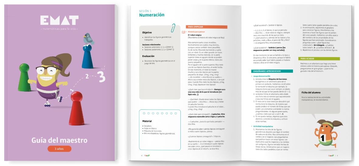 EMAT Infantil evoluciona: un programa de matemáticas más didáctico, cómodo y manipulativo 2 emat inf guia maestro