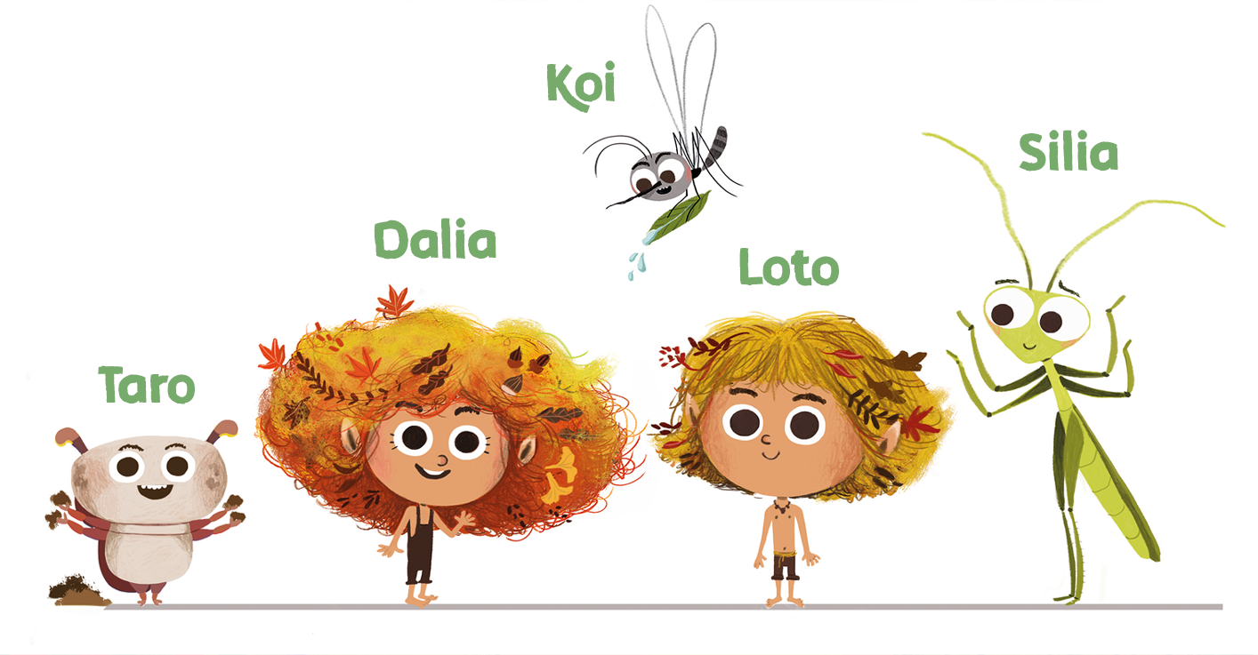 Descubre el mundo mágico de Inspira: sus personajes, la fantasía... ¡y todos los materiales! 3 personajes 2