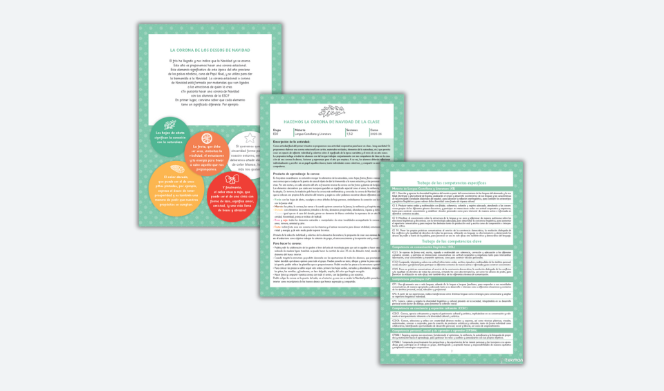 Corona de Navidad ES ESO Actividad descargable 1